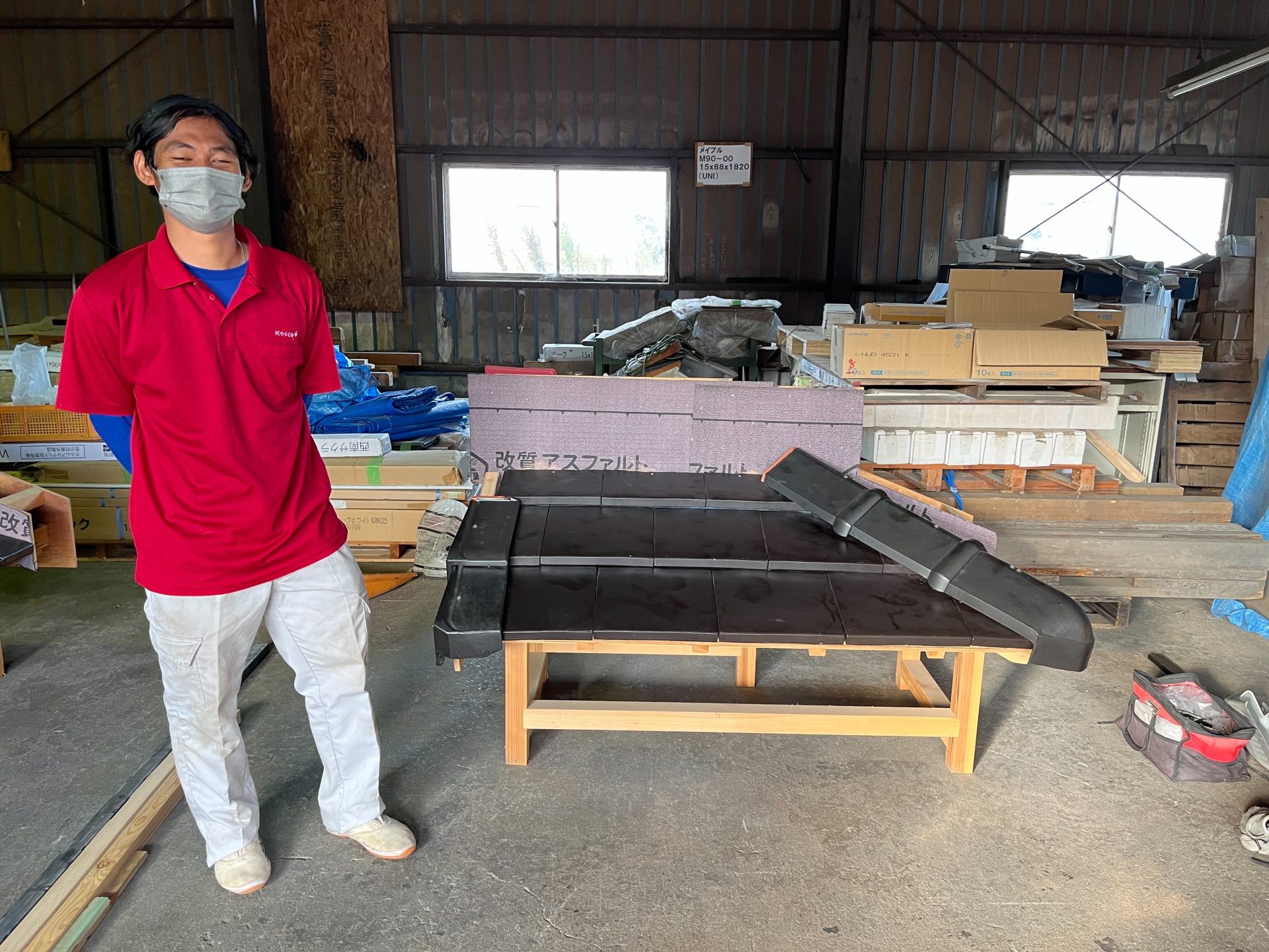 技能実習生!随時3級かわらぶき技能検定! 屋根・外壁工事専門店(雨漏り・屋根瓦修理)徳島の株式会社カスコ